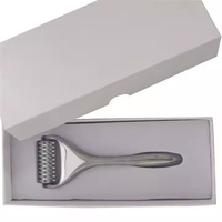 Masajeador Facial y Corporal de Acero Inoxidable, Rodillo Reafirmante y Adelgazante, Dispositivo de Belleza Facial Portátil, Cuidado de la Piel, Gua Sha