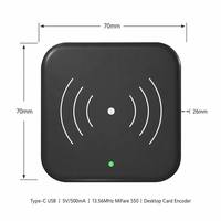 Codificador y Grabador de Tarjetas RFID para Hotel de 125KHz T5577 y 13.56MHz con Software para Windows para Integración con Sistemas de Cerraduras Inteligentes