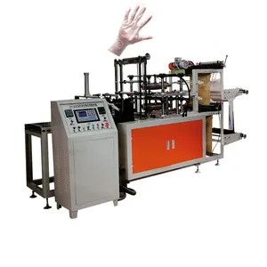 PE Medical Gloves Making Machine Latex Free Polyethylene Disposable Free Spare Parts Provided 1 YEAR,1 Year 80-150pcs/min 1.5kw