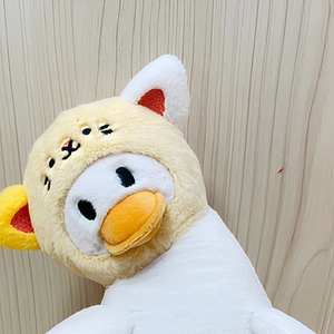 Großhandel Spielzeug Plüschtiere Schiefkopf-Ente zum Verkleiden 8-Zoll PP-Baumwolle Superweicher Plüsch Stressabbau Anoeo Hohe Qualität - Product Image 2