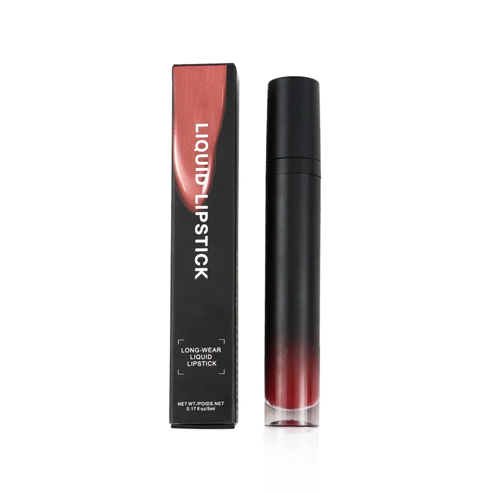 Benutzer definierte Private Label Professional 12 Farben High Pigment Luxus Liquid Matte Lippenstift Lip gloss Anbieter für Damen