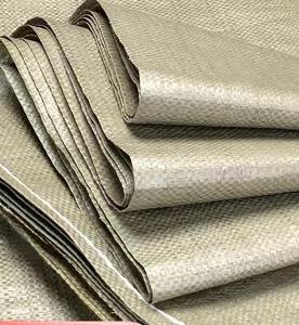 物流輸送、洪水制御砂、土壌、建設廃棄物の使用のためのカスタマイズされたグレーグリーンPP織りバッグ; - Product Image 5