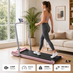 Caminadora Eléctrica Silenciosa para Debajo del Escritorio, 2.0HP, Plataforma Plana para Caminar, para Uso en Casa u Oficina - Product Image 3