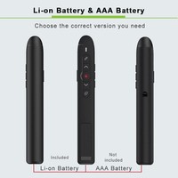 Nuevo Presentador Inalámbrico para Presentaciones de PowerPoint, Control Remoto USB, Control Remoto de 2.4GHz para Avanzar Diapositivas