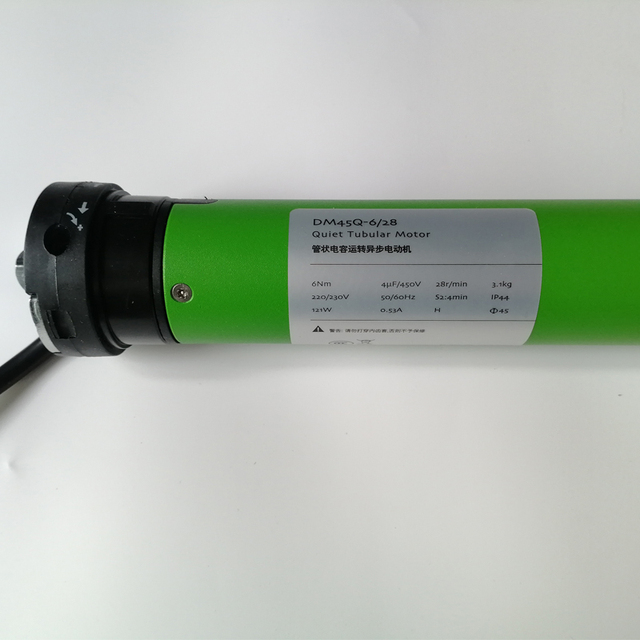 DOOYA DM45Q-6/28 Quiet Tubular Motor for Electric Rolling Curtain and Projection Screen