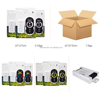 DIM CCT RGB 2.4G RF télécommande tactile à 6 touches et contrôleur de gradateur ensemble complet DC 5-24V ampoule LED bande lumineuse contrôleur de lampe