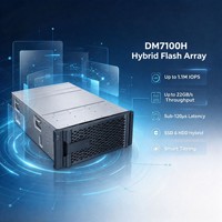 DM7100H 4U Rack SAN Storage Array Dual Active-Active Controller Enterprise Hybrid Storage untuk Virtualisasi Database VDI