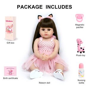 Muñecas <span class=keywords><strong>Reborn</strong></span> al por Mayor a Precio de Fábrica, Muñeca <span class=keywords><strong>Reborn</strong></span> de 48 cm, Muñeca Bebé para Niños, Regalo de Juguetes - Product Image 5