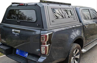 Couverture de benne étanche en alliage d'aluminium avec verrouillage pour pick-up 4x4 – Installation sans perçage – Capot de camping-car sur mesure