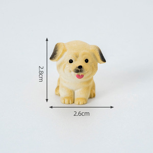 Figura Decorativa <span class=keywords><strong>de</strong></span> Cachorro Creativa y Adorable, Accesorio <span class=keywords><strong>de</strong></span> Decoración DIY, Miniatura <span class=keywords><strong>de</strong></span> Paisaje, Adorno para Coche o Escritorio - Product Image 5