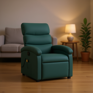 Fauteuil de massage vert inclinable D0100H5PVU6, massage complet du corps, utilisation domestique, télécommande sans fil - Product Image 2