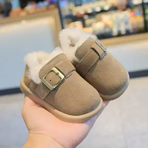 Yeni kış rahat bebek ayakkabıları süper yumuşak sıcak kar botları yumuşak alt bebek bebek ayakkabısı