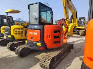 Originale del Giappone 5.5 Ton Mini escavatore utilizzato Hitachi ZX55 idraulico cingolato escavatori buon prezzo per la vendita