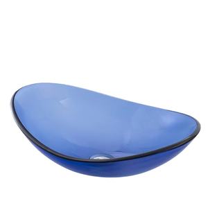 <span class=keywords><strong>Lavabo</strong></span> de vidrio <span class=keywords><strong>verde</strong></span> de alta calidad, artículos sanitarios ovalados, <span class=keywords><strong>lavabo</strong></span> de vidrio montado en mostrador - Product Image 6