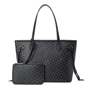 Sac à bandoulière avec poignée supérieure, portefeuille de créateur pour femme, sac à bandoulière avec petit portefeuille, ensemble de 2 sacs fourre-tout - Product Image 2