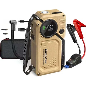 Démarreur de <span class=keywords><strong>voiture</strong></span> portable 4-en-1 avec compresseur d'air 150 PSI, pompe à pneus et <span class=keywords><strong>batterie</strong></span> 20000 mAh pour vélo, ballon, SUV, camping - Product Image 1