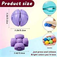 Jouets anti-stress à assembler créatifs en 3D, 9 pièces, décoration de bureau, stock US, livraison en 3-7 jours