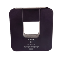 Transformateur de courant à noyau divisé monophasé YHDC SCT031QL (31 mm) 0,333 V/1 V 100-600 A, type à brancher, verrouillable, CE RoHS, dispositif passif