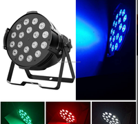 Lumière LED PAR de haute qualité 18X8W RGBW 4IN1 DMX 512 ZOOM LED lumière de lavage à tête mobile pour l'éclairage de scène de fête d'événement