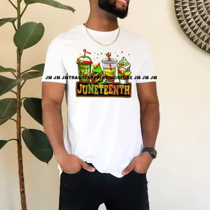 Transferts DTF thermocollants lavables pour Juneteenth, Mois de l'<span class=keywords><strong>Histoire</strong></span> des Noirs, Jour de la Liberté, Prêts à poser sur les sweats-shirts - Product Image 4