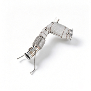 ท่อดาวน์ไปป์สมรรถนะสูงสำหรับ MINI COOPER S F56 B48 2.0T 304 SS ระบบไอเสียไหลเวียนสูงแบบ Bolt-on อะไหล่สำหรับรถแข่ง มาตรฐานยูโร 5 200 เซลล์ - Product Image 4