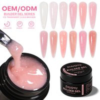 OEM/ODM – Nouveau Gel UV HEMA-Free Vegan Écologique à Faible Chaleur pour Extensions d'Ongles Professionnelles – Flacon en Verre