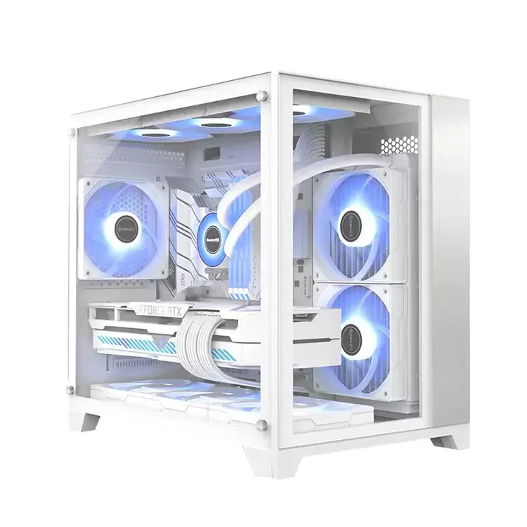 Wholesales Computer Parts Desktop Computer Cases OEM Factory Computer Case for Gaming PC Gamer