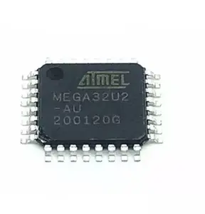 재고 ATMEGA32 집적 회로 IC MCU 8BIT 32KB 플래시 32TQFP 마이크로 컨트롤러 ATMEGA32U2-AU