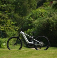 Vélo de montagne électrique à suspension intégrale en aluminium Em6-4th Gen, taille double 27,5/29 pouces, moteur central M430 750W, batterie 48V 960Wh EMTB