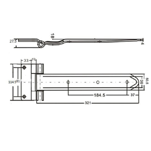 משאית נירוסטה ציר דלת ציר כניסה סגור טריילר סגור - Product Image 4