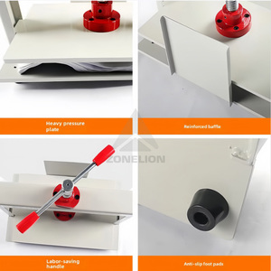 Macchina Manuale A3 Tutto in Uno per Taglio e Pressatura Carta, Attrezzatura per Rilegatura Libri per Impianti di Produzione - Product Image 4