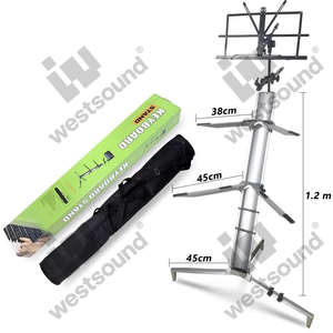 Giá đỡ đàn organ điện tử đa năng, hợp kim nhôm cao cấp, ba tầng, kiểu máy bay, giá đỡ bàn phím, giá đỡ màn hình - Product Image 1