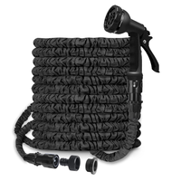 Tuyaux rétractables pulvérisateur Anti expédition magique extensible/extensible vert extensible 100ft tuyau d'eau de jardin extensible
