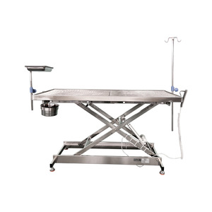 304 Stainless Steel Electric Operating Table For Pets Height Adjustable Animal Hospital Dissection Bed - Product Image 2