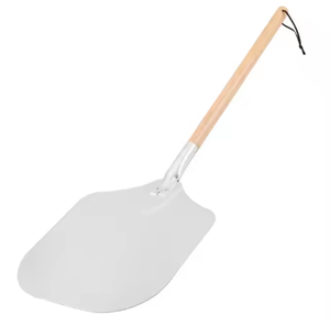 TGYW Spatule à <span class=keywords><strong>pizza</strong></span> en aluminium robuste de haute qualité, très vendue, avec manche en bois détachable, résistante au four - Product Image 6