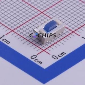 TS-1101VS-C-A-B Tactile Switch SMD Switch Single Pole Single Throw Rectangle Button 2.6N Horizontal Mount - Product Image 1