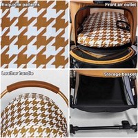 Vente chaude 2 en 1 multi-fonction détachable pliant à quatre roues facile à marcher transporteur de voyage chariot chien poussette pour grands chiens