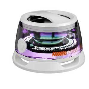 Reproductor de Audio Estéreo Portátil de Alta Fidelidad con Sonido Envolvente, Altavoz Inalámbrico con Lámpara de Color Ambiental RGB y Cargador Inalámbrico Magnético para Teléfono - Product Image 3