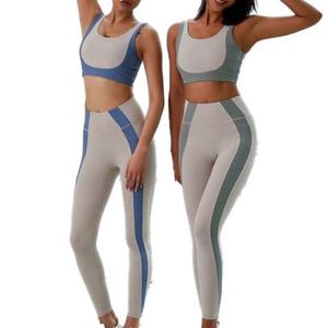 Conjunto de Ropa Deportiva de Yoga de Nuevo Diseño al por Mayor, Sujetador Deportivo y Leggings para Correr, Ropa Deportiva para Gimnasio, Chándales, Conjunto de Yoga para Mujer - Product Image 3