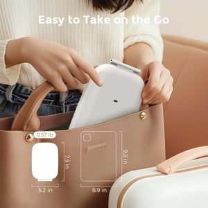 กระจกแต่งหน้าแบบพกพาพับไ<span class=keywords><strong>ด</strong></span>้ CF พร้อมไฟ LED ควบคุมการหรี่แสงได้ 3 โหมด  แบบสัมผัส  สำหรับวางบนโต๊ะ  ชาร์<span class=keywords><strong>จ</strong></span>ไฟได้ - Product Image 6