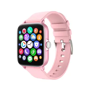 YiQunGo P28 Plus Chip App Unisex Smart Watch grande schermo uomo donna quadrante chiamata Smartwatch moda incredibile con risposta alle chiamate