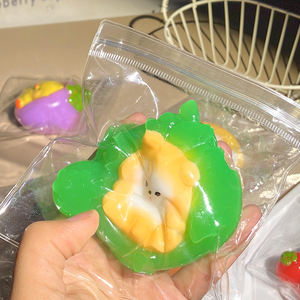 Juguetes de Plástico de Frutas y Animales Pequeños, Creativos, para Apretar, Relajantes y para Aliviar la Ansiedad, de Recuperación Rápida, Unisex - Product Image 3