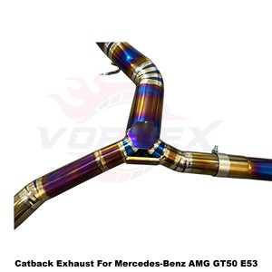Vortex Lightweight Burnt-Titanium <b>Exhaust</b> System For Mercedes-Benz AMG GT50 E53 Sport-Sedan - Product Image 5
