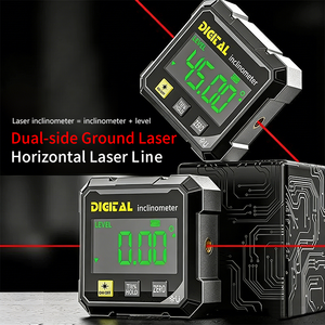 אימבוט מד שיפוע דיגיטלי נטען עם תצוגה, טווח 4*90 °   דיוק 0.2 °   פלס לייזר כפול בעל ארבעה צדדים מגנטי - Product Image 3