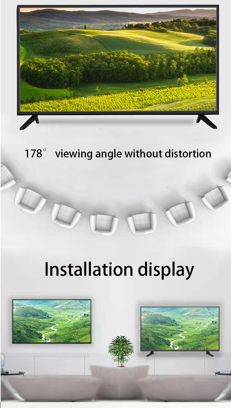 Smart TV LCD 32 "/46", HD, qualité supérieure, vente en gros, 2022