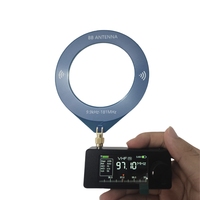 CNC Aluminium ATS-mini V2 0.5-108MHz Radio Mini SI4732 Baru Radio Saku SSB Dengan 2 Antena FM AM Semua Band Penerima Radio ESP32