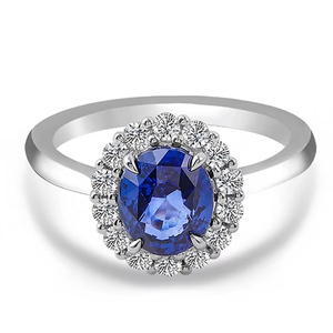 Vente flash Bague en saphir de laboratoire de 1 carat, sertie à griffes, bijoux fins romantiques, bague en pierre précieuse de laboratoire, or 14k18k, mariage, fiançailles, fête - Product Image 2