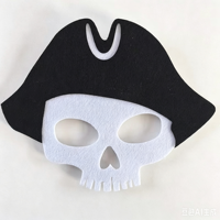 Masques en feutre DIY pour enfants – Déguisements d'Halloween, masques pour les yeux, décorations de costumes de maternelle, spectacles de festival, numérique moderne