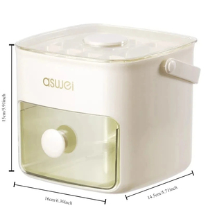 Nouveau moule à glaçons pressable, boîte à glaçons, bac à boules de glace, grande capacité de stockage, qualité alimentaire, pour réfrigérateur domestique - Product Image 6