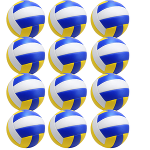 Balón de Voleibol Profesional de Cuero Laminado Tamaño Oficial 5, Termosellado, Suave al Tacto, para Partidos en Interiores, Exteriores y Playa, Venta al Por Mayor - Product Image 1